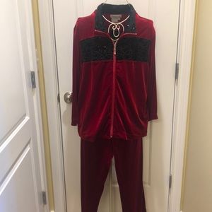 Great Cavalier SIZE XLP Bright Red Athleisure Suit